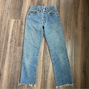 VINTAGE Levi’s 501 Blue Jeans 25x28 VTG
